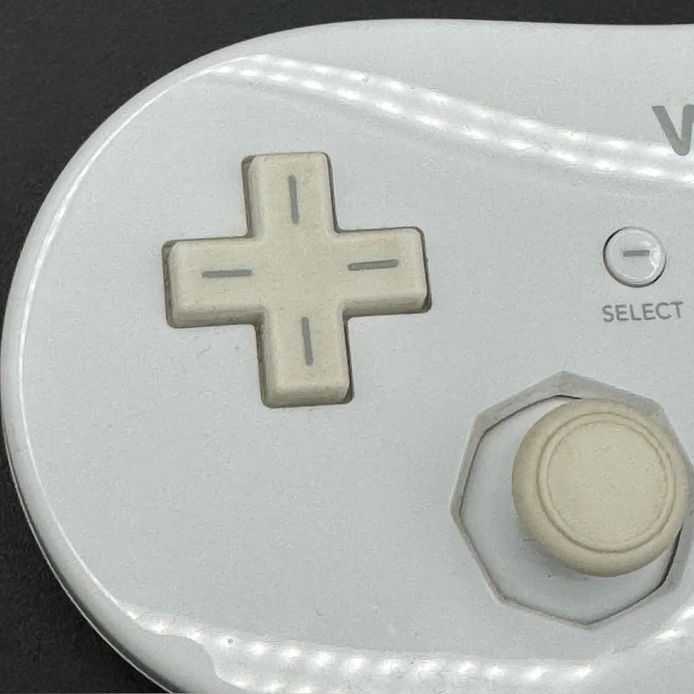 Nintendo Wii Classic Controller Gamepad White RVL-005 OEM Tested